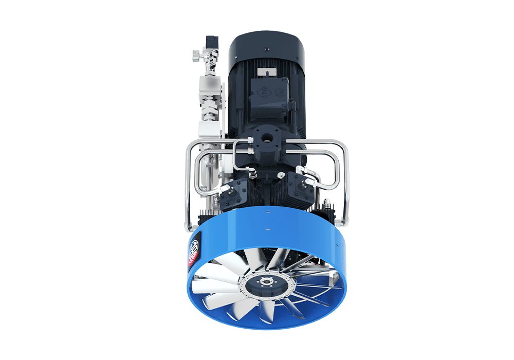 V 5780-4/20 NG6 FU Compressor Unit AIR COOLED LUBRICATED 1 STAGES 4 CYL 6 inlet 440 m3/hr @ 30 bar  30 kW 1000RPM