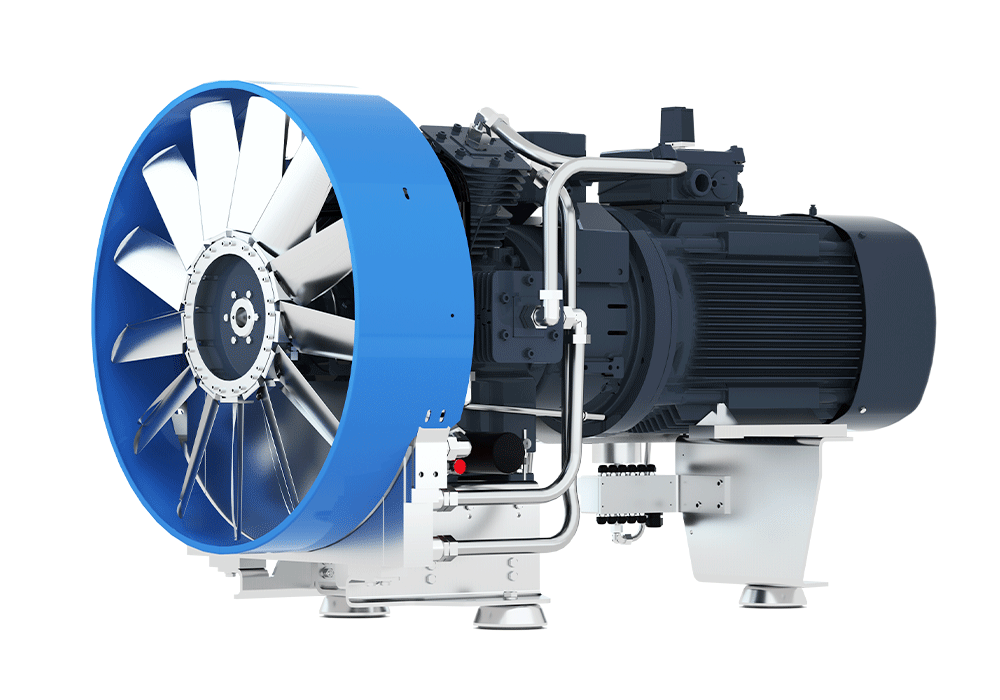 V 5780-4/20 NG6 FU Compressor Unit AIR COOLED LUBRICATED 1 STAGES 4 CYL 6 inlet 440 m3/hr @ 30 bar  30 kW 1000RPM