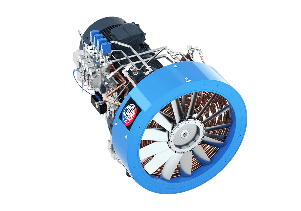 V245/300NG16 Compressor Unit AIR COOLED LUBRICATED 4 STAGES 4 CYL 16 bar inlet 245 m3/hr @ 300 bar  40 kW 1500RPM