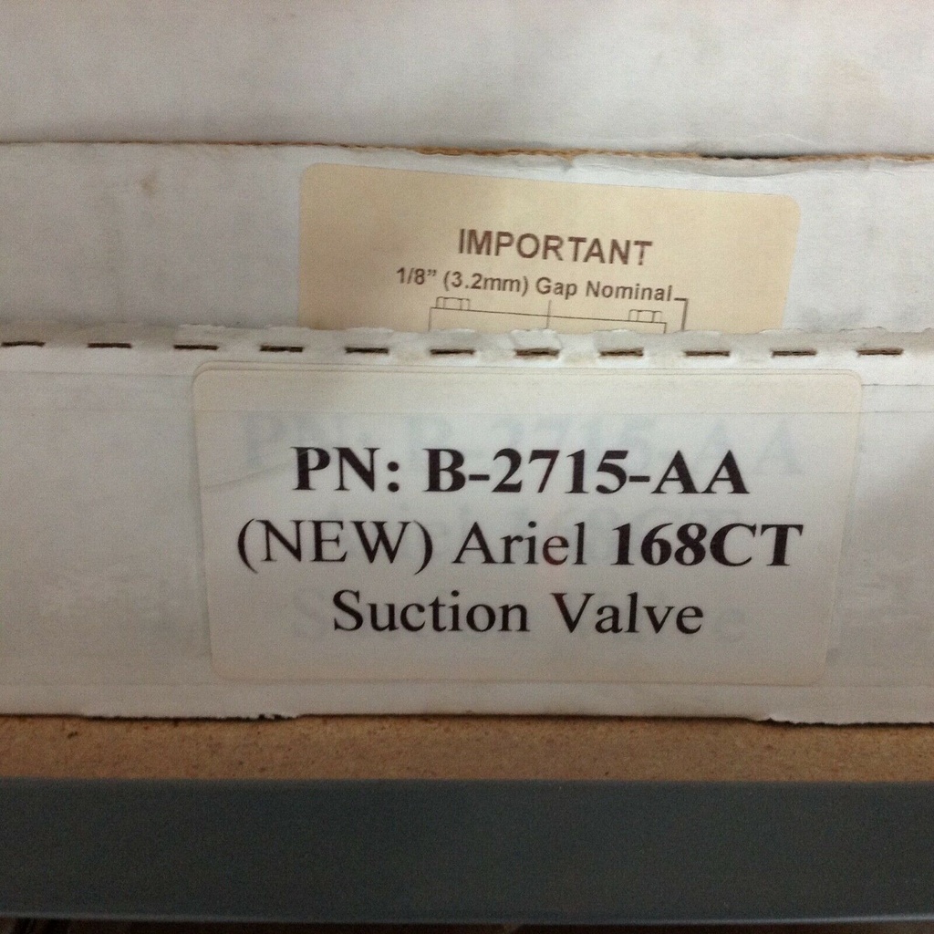 CS211021 Valve Ariel 168CJT B-2715-AA Suction Valve