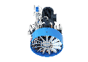 SV1101/120 Compressor Unit AIR COOLED LUBRICATED 3 STAGES 3 CYL 66 m3/hr @ 120 bar  22 kW 1500RPM