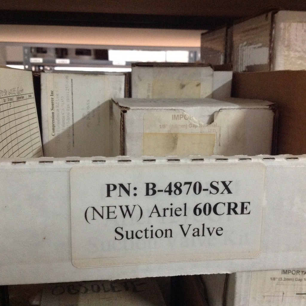 CS211024 Valve Ariel 60CRE B-4870-SX Suction Valve