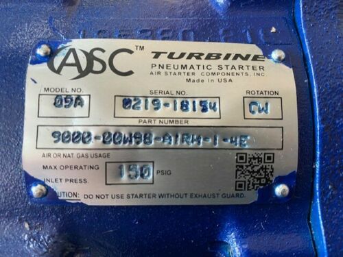 CS211030 ASC air starter pneumatic starter