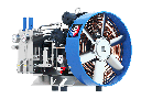 Compressor Unit AIR COOLED LUBRICATED 4 STAGES 4 CYL 181 m3/hr @ 40 bar  45 kW 1500RPM