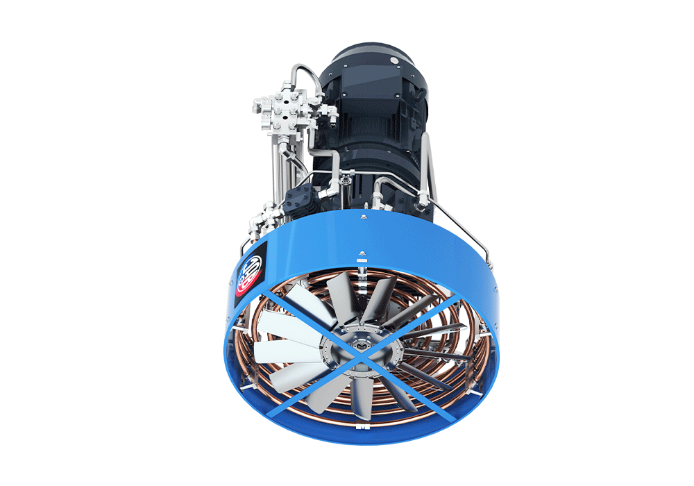 SV2400/40He Compressor Unit AIR COOLED LUBRICATED 3 STAGES 4 CYL 141 m3/hr @ 40 bar  37 kW 1500RPM
