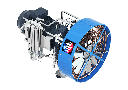 SV2400/40He Compressor Unit AIR COOLED LUBRICATED 3 STAGES 4 CYL 141 m3/hr @ 40 bar  37 kW 1500RPM