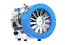 SV1100/350He Unidad de Compresion lubricada por aceite y refrigerada por aire 4 etapas 4 cil 65 m3/hr @ 350 bar  30 kW 1500RPM