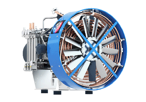 [JAB AC SVB 1300/350] SVB1300/350 Unidad de Compresion lubricada por aceite y refrigerada por aire 4 etapas 4 cil 83 m3/hr @ 350 bar 37 kW 1500RPM
