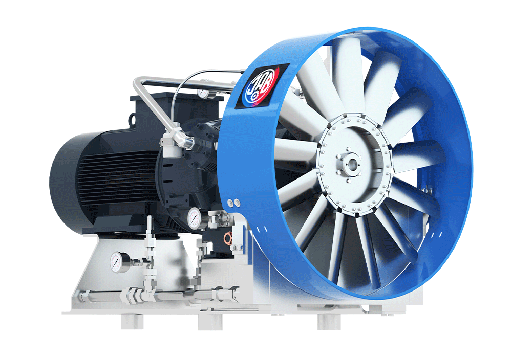 V 5461-2/40 Unidad de Compresion lubricada por aceite y refrigerada por aire 1 etapa 2 cil 13bar succion 434 m3/hr @ 30 bar  22 kW 1500RPM