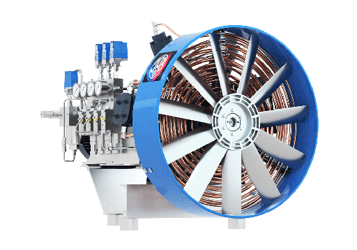 [JAB AB V245/300] SV2400/40N Unidad de Compresion lubricada por aceite y refrigerada por aire 3 etapas 4 cil .3bar succion 182 m3/hr @ 40 bar  37 kW 1500RPM